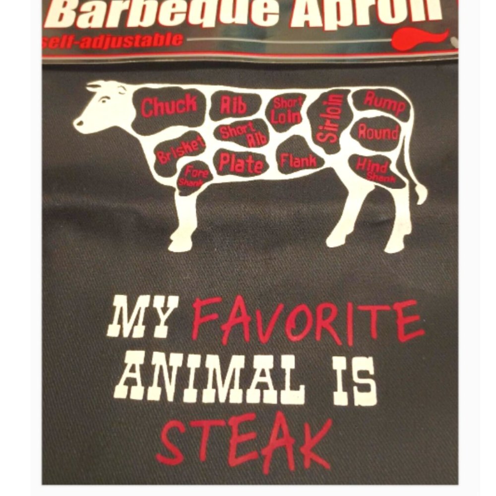 Barbeque Apron Cotton One Size Fits Most 26 in. x 33 in. Men's